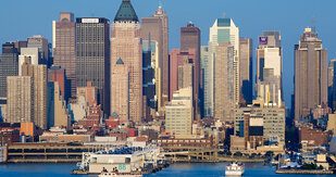 Colorful skyline of Pasco County, Florida, representing communities served by Lasting Legacy Healthcare Services, emphasizing support for seniors and individuals with disabilities.